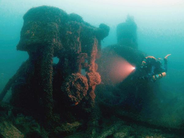 Thumbnail photo for 5 deep wrecks to dive on the south coast of the UK