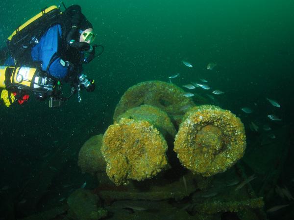 Thumbnail photo for 5 more deep wreck dives on the south coast of the UK