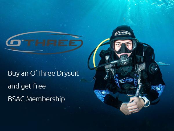 O’Three drysuit BSAC membership deal