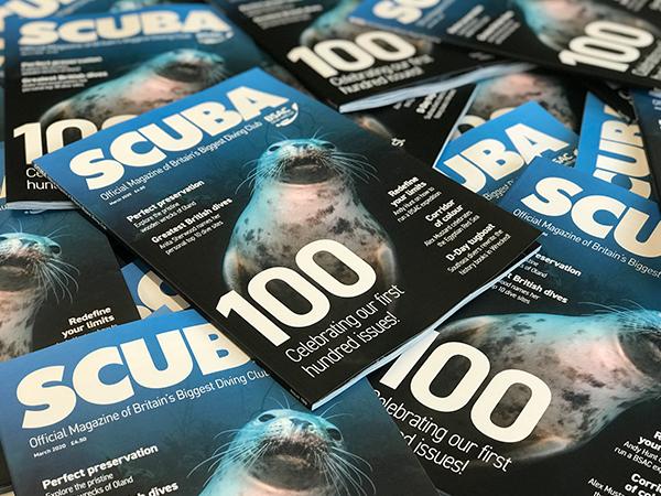 Thumbnail photo for 100th issue of SCUBA magazine available to all