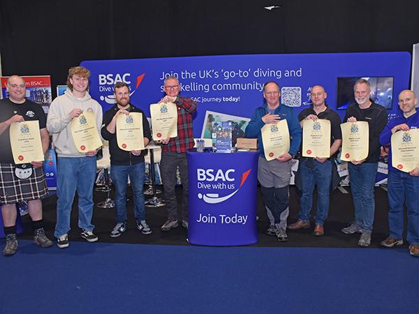 Thumbnail photo for BSAC award winners honoured at Go Diving Show 2025