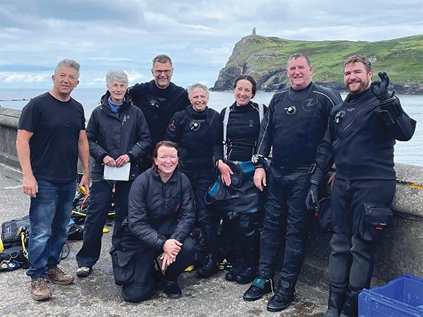 Thumbnail photo for Isle of Man Sub Aqua Club members enjoy the best of UK diving