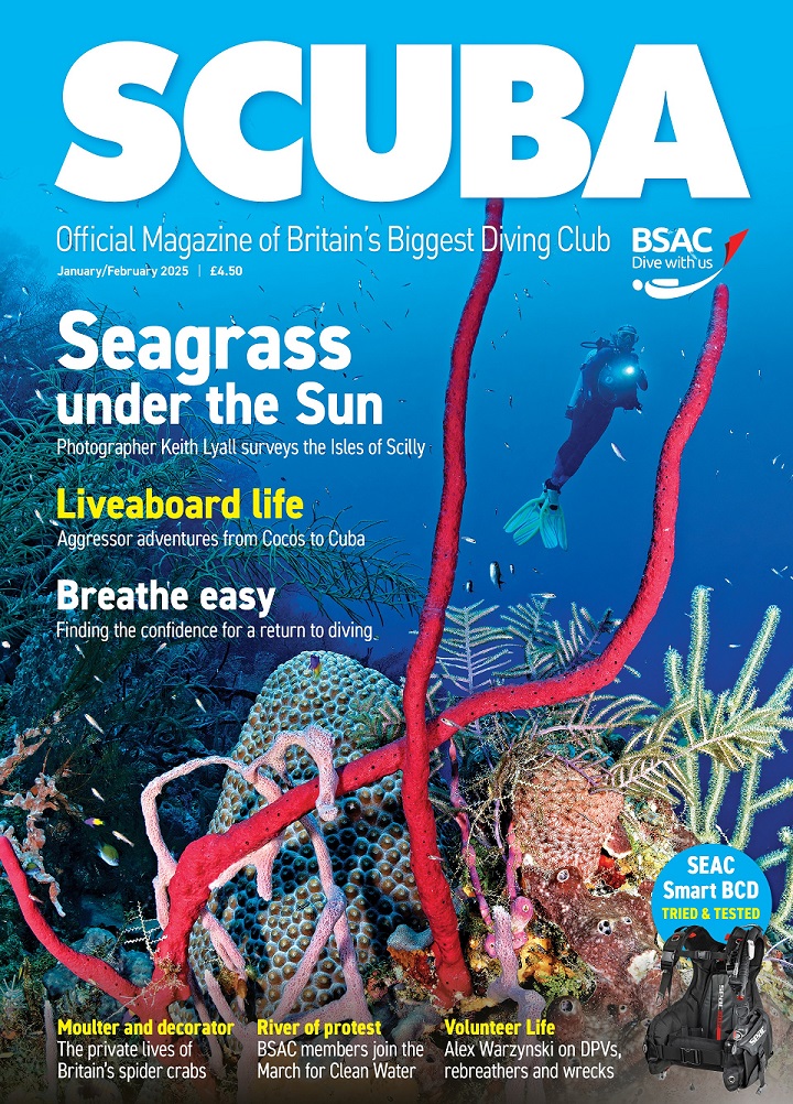 iSCUBA 152 Jan/Feb 2025 front page