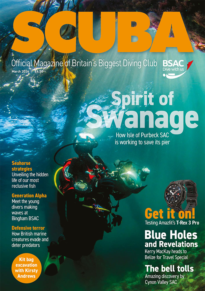 iSCUBA 163 front page