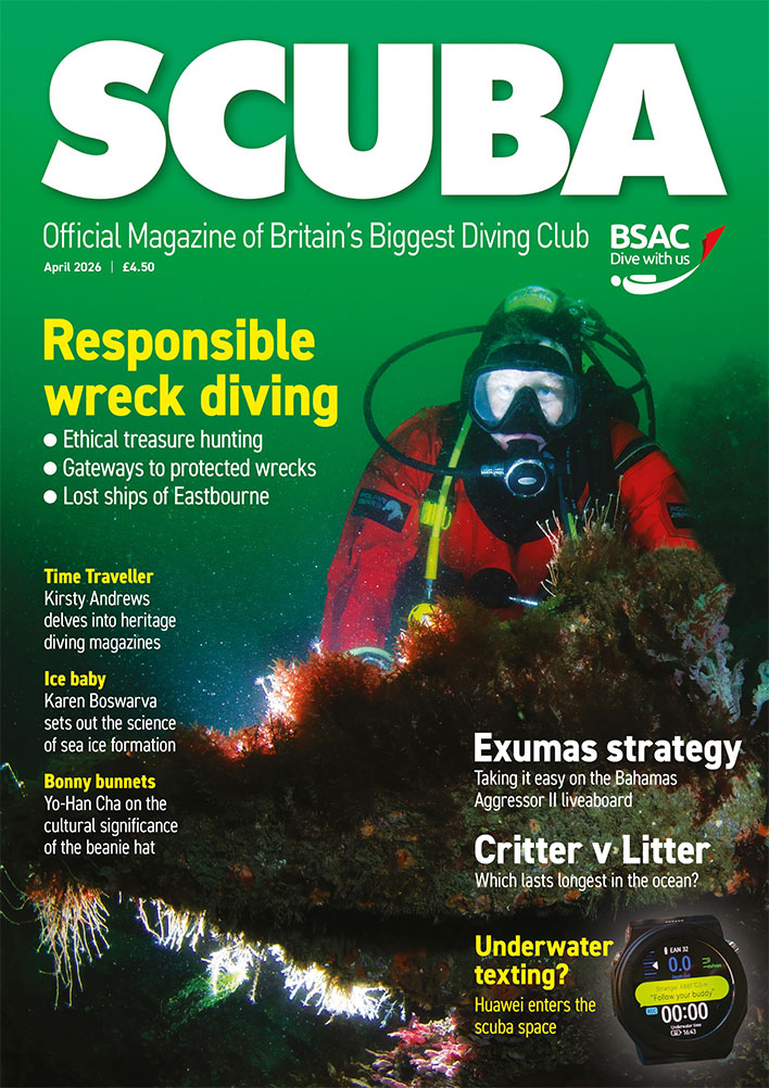 iSCUBA 164 front page