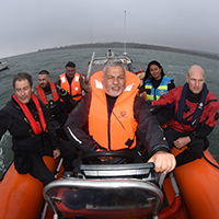 Simon Rogerson - divers on RIB