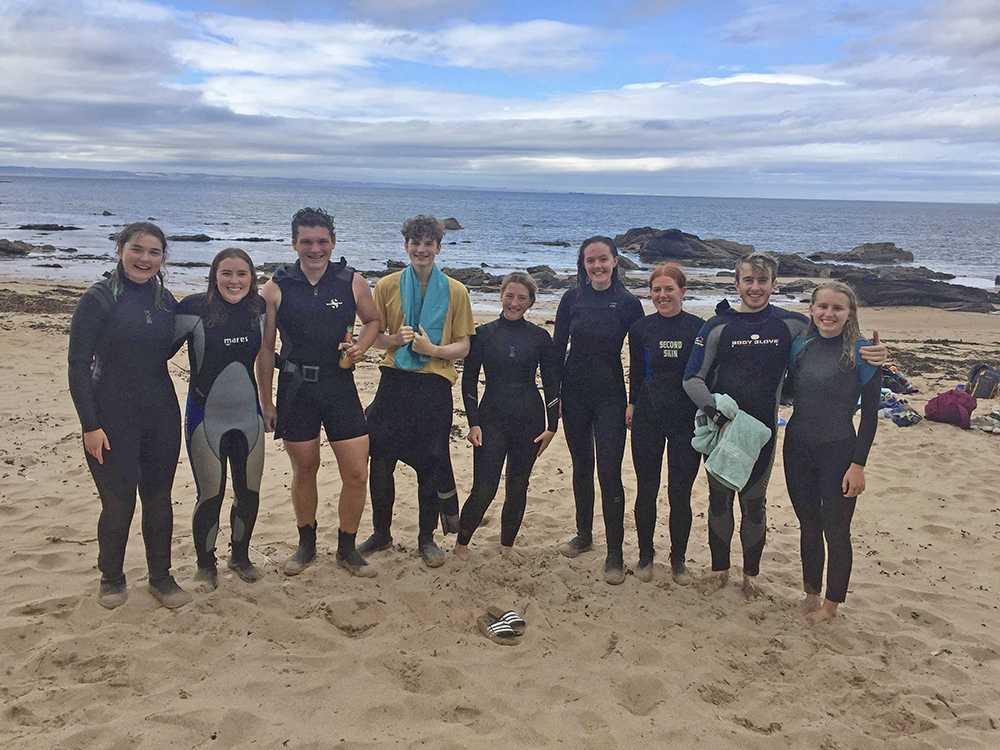 Group of snorkellers