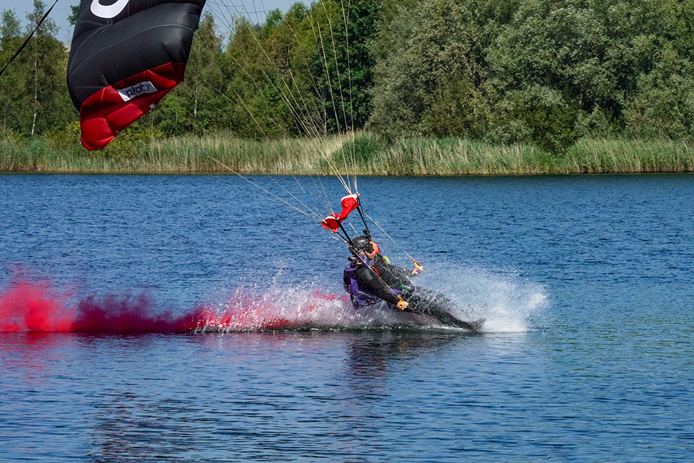 Andy Torbet splash landing