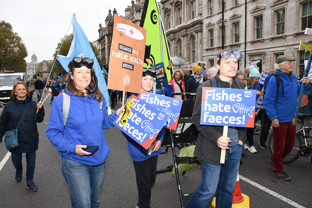 BSAC members on the march