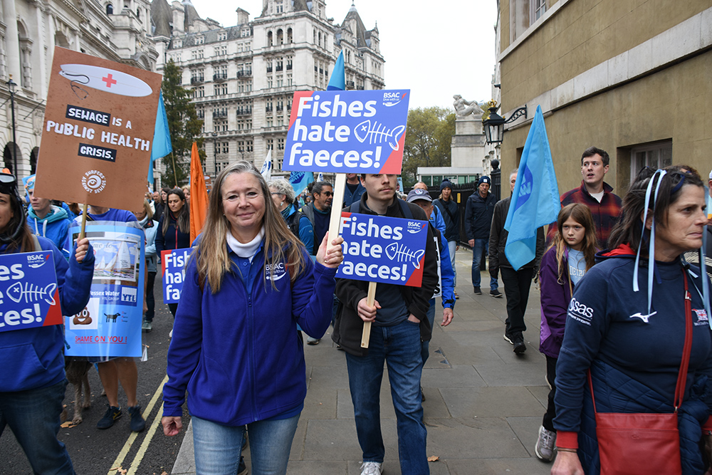 BSAC members on the march