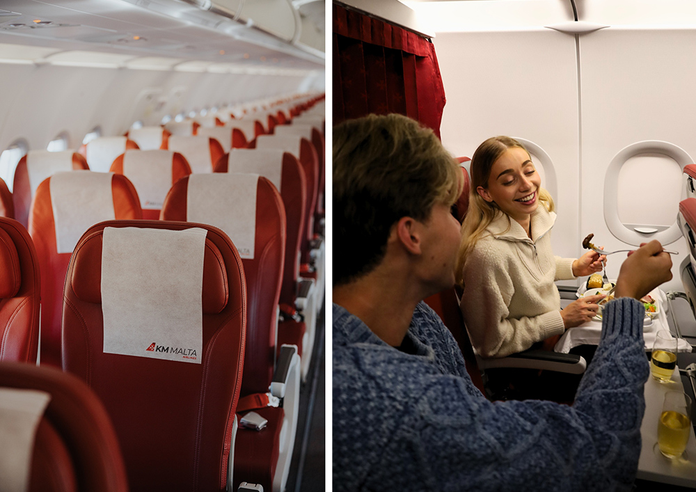 KM Malta economy seats