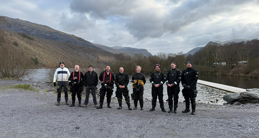 Volunteers at Llyn Padarn