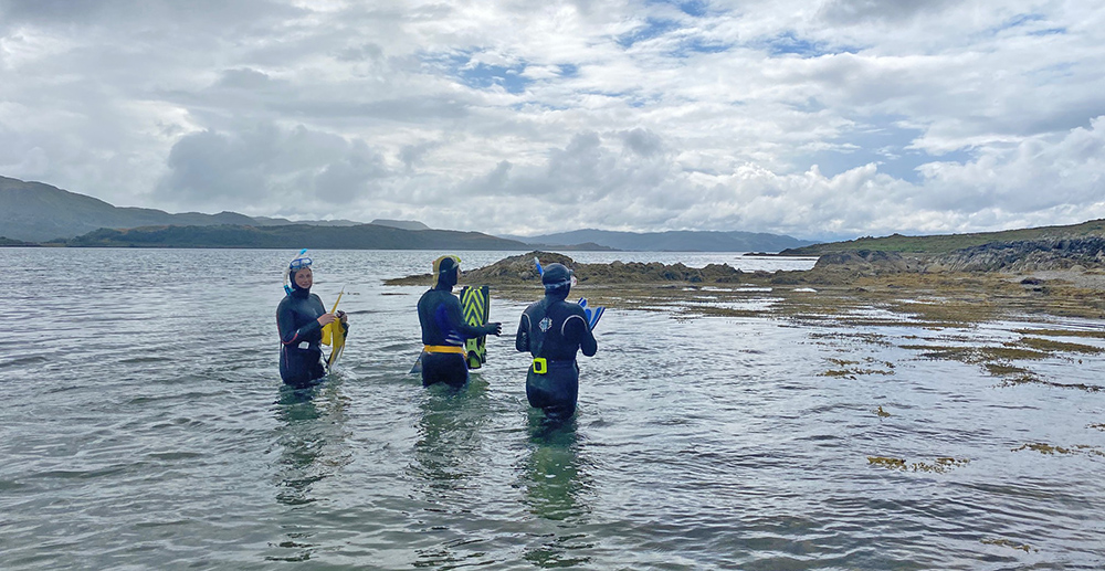 Loch Ness snorkelling