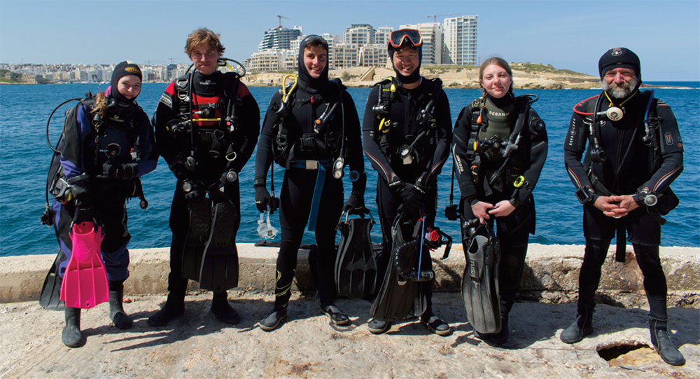 Warwick team on Spring break