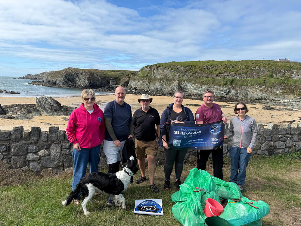 Stafford beach clean