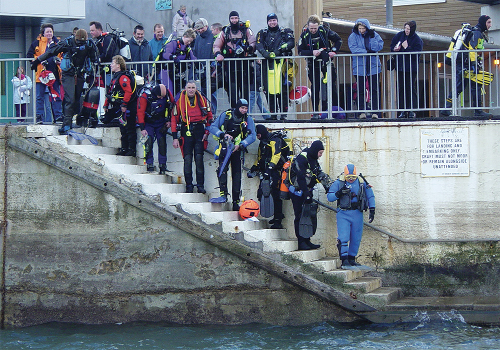 New Year's Day dive