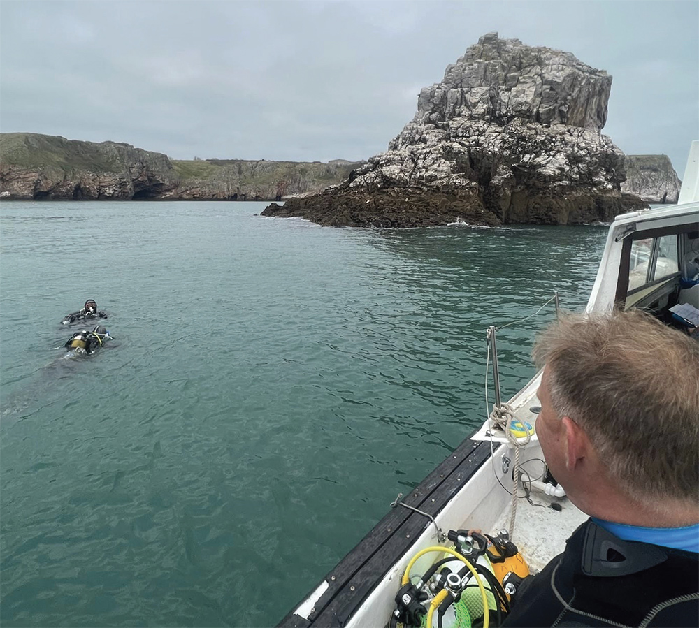 Visiting King Rock on Torbay Diver