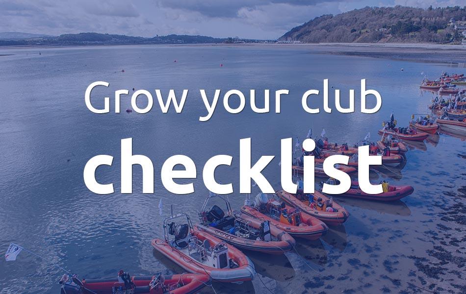Start with the 'Grow your club checklist'